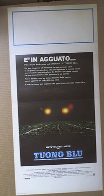 Locandina Tuono Blu Roy Scheider