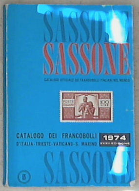 Sassone : estratto : catalogo dei francobolli d'Italia 1974 : antichi stati, Italia, Trieste, San Marino, Vaticano : 1974