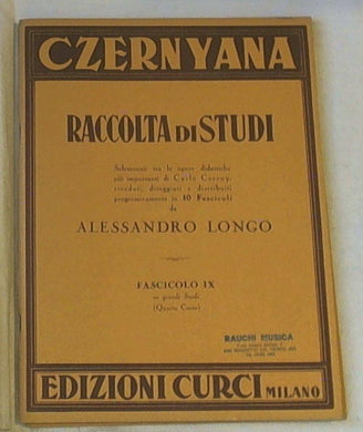 Czernyana raccolta di studi  9: 20 grandi studi : quarto corso / Carlo Czerny