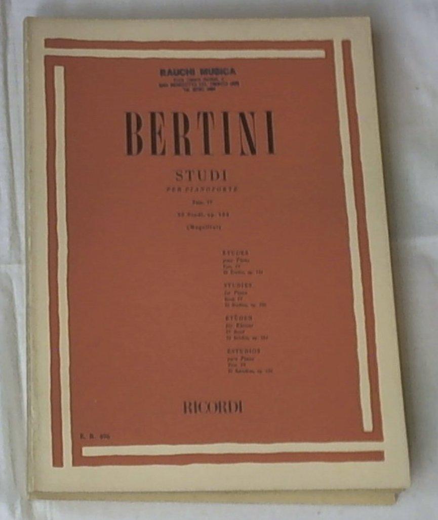 Bertini studi per pianoforte4: 25 studi op. 134 / (Mugellini)