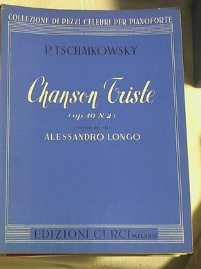 Spartito Chanson triste : (op. 40 n. 2) / P. Tschaikowsky