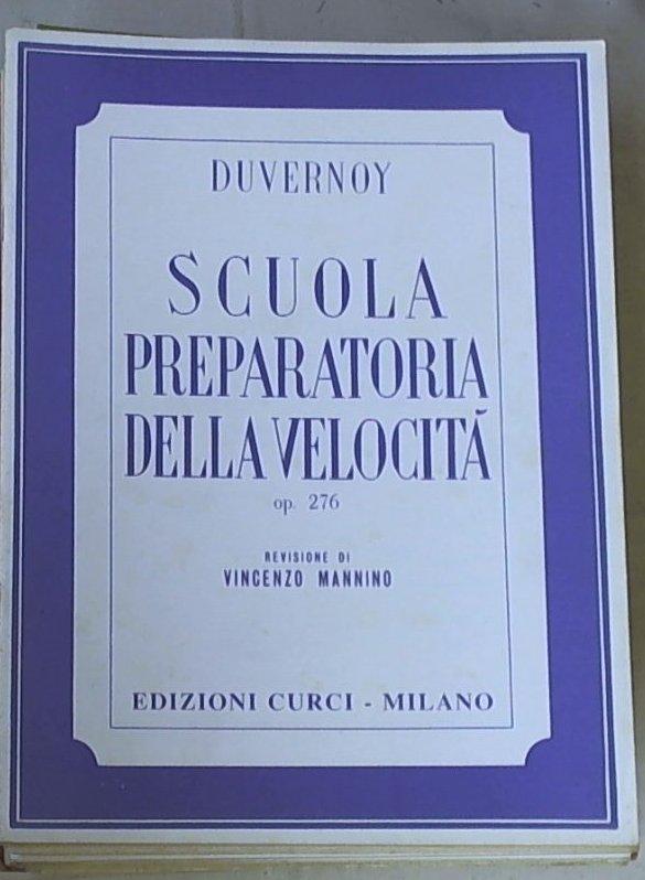 Spartito Duvernoy  Scuola preparatoria della velocità : 20 studi-Op. 276