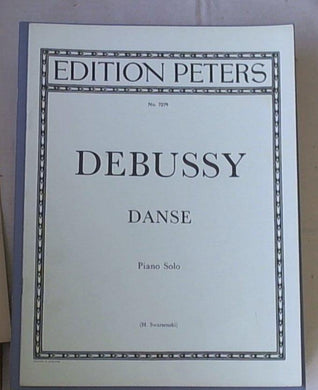 Spartito Danse / Debussy ; edited by H. Swarsenski