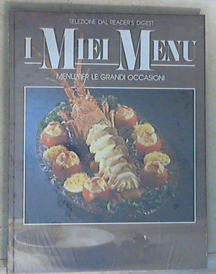 I miei menu - Menú per le grandi occasioni -Copertina rigida