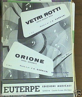 spartito vetri rotti (swing boogie rock) orione (swing moderato) fisa e orchestr