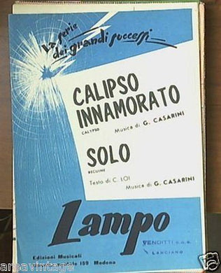 spartito spartito calipso innamorato- solofisarmonica e violino
