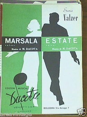 spartito serie valzer marsala-estate musiche di dacota fisarmonica