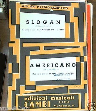 serie ed. musicali cambi - serie  hot piccolo complesso  - slogan - americano