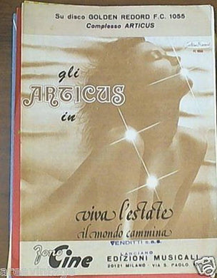 spartito gli articus in viva l'estate-il mondo cammina strumenti in do