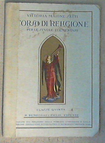 Letture religiose : corso di religione per la 5. / V. Maione Setti