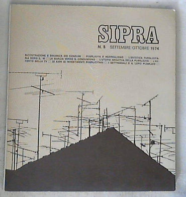 Centro documentazione Sipra n°5: aggiornamento settembre/ottobre 1974