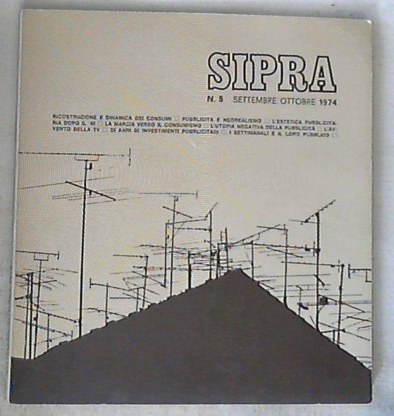Centro documentazione Sipra n°5: aggiornamento settembre/ottobre 1974