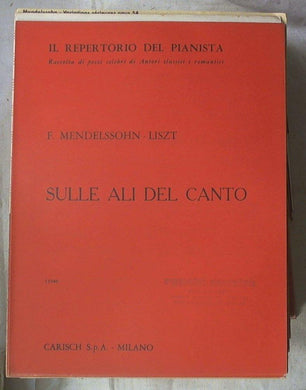 Spartito Sulle ali del canto Mendelssohn-Liszt