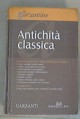 Enciclopedia dell'antichità classica - Copertina rigida Sealed/Sigillato