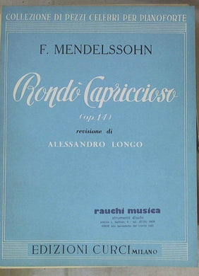Spartito Rondò capriccioso (op. 14) / F. Mendelssohn ; Longo