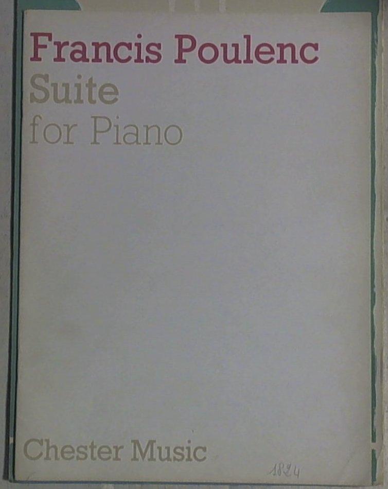 Spartito  Suite for Piano / Francis Poulenc