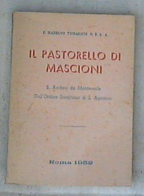 Il pastorello di Mascioni / f. Mariano Tomassini o.e.s.a