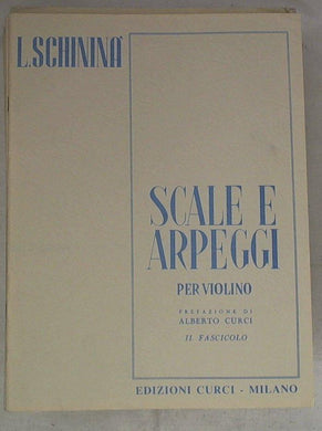 Spartito  [Scale e arpeggi per violino] 2 / Luigi Schininà