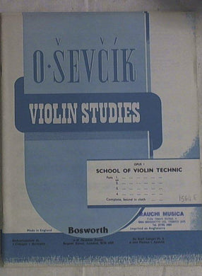 Spartito  Violin studies : op. 1 :part 2