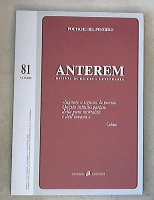 Poetiche del pensiero / [Pascal Gabellone... et al.]