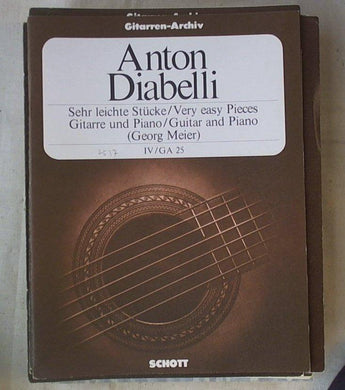 Spartito Sehr leichte stucke : fur Gitarre und Klavier vol 4 Diabelli;