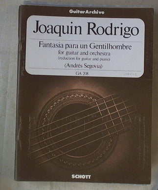 Spartito Fantasia para un gentilhombre : inspirada en Gaspar Sanz : for guitar and orchestra