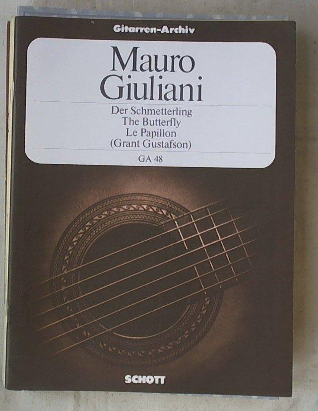 Spartito Giuliani;  Der Schmetterling / The butterfly / Le papillon : 2 easy guitar pieces for beginners : opus 50