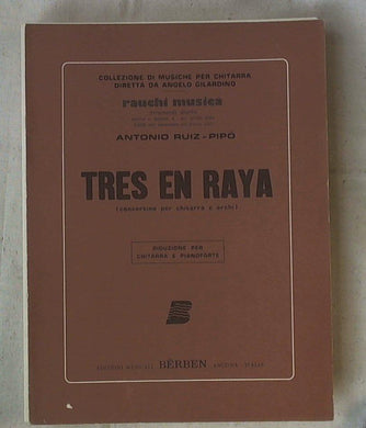 Spartito Tres en raya : concertino per chitarra e archi