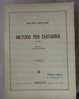 Metodo per chitarra : op. 59 volume 2 / Matteo Carcassi