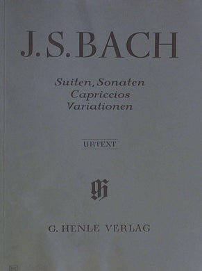 Spartito Bach Suiten, Sonaten, Capriccios und Variationen