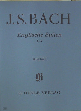 Spartito Bach  Englische Suiten/ 1, 1 - 3.