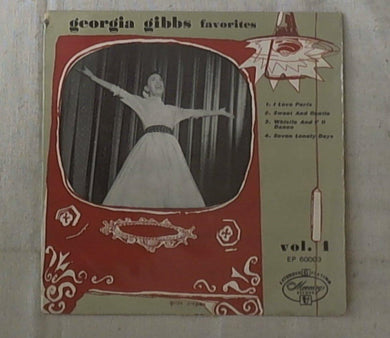 45 giri - 7'' - EP - Georgia Gibbs - Georgia Gibbs Favorites Vol.1