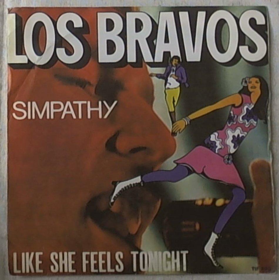 45 giri - 7'' - Los Bravos - Simpathy / Like She Feels Tonight