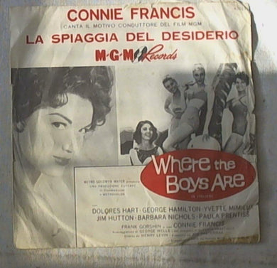 45 giri - 7'' - Connie Francis - Where The Boys Are