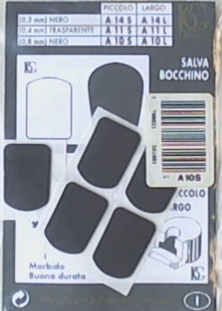 BG: a10s piccolo boccaglio cuscino-nero (pacco da 6). Clarinetto