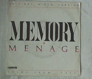 45 giri - 7'' - Menage - Memory