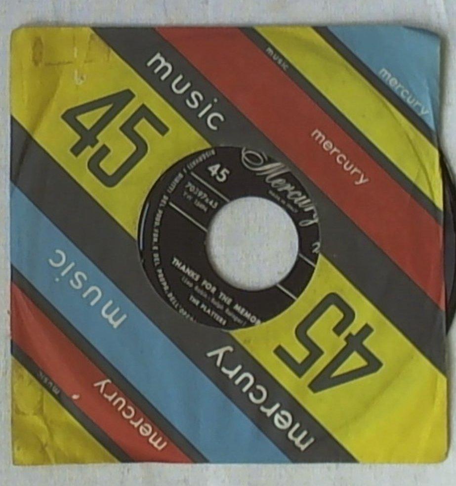 45 giri - 7'' - The Platters prisoner of love / Thanks For The Memory