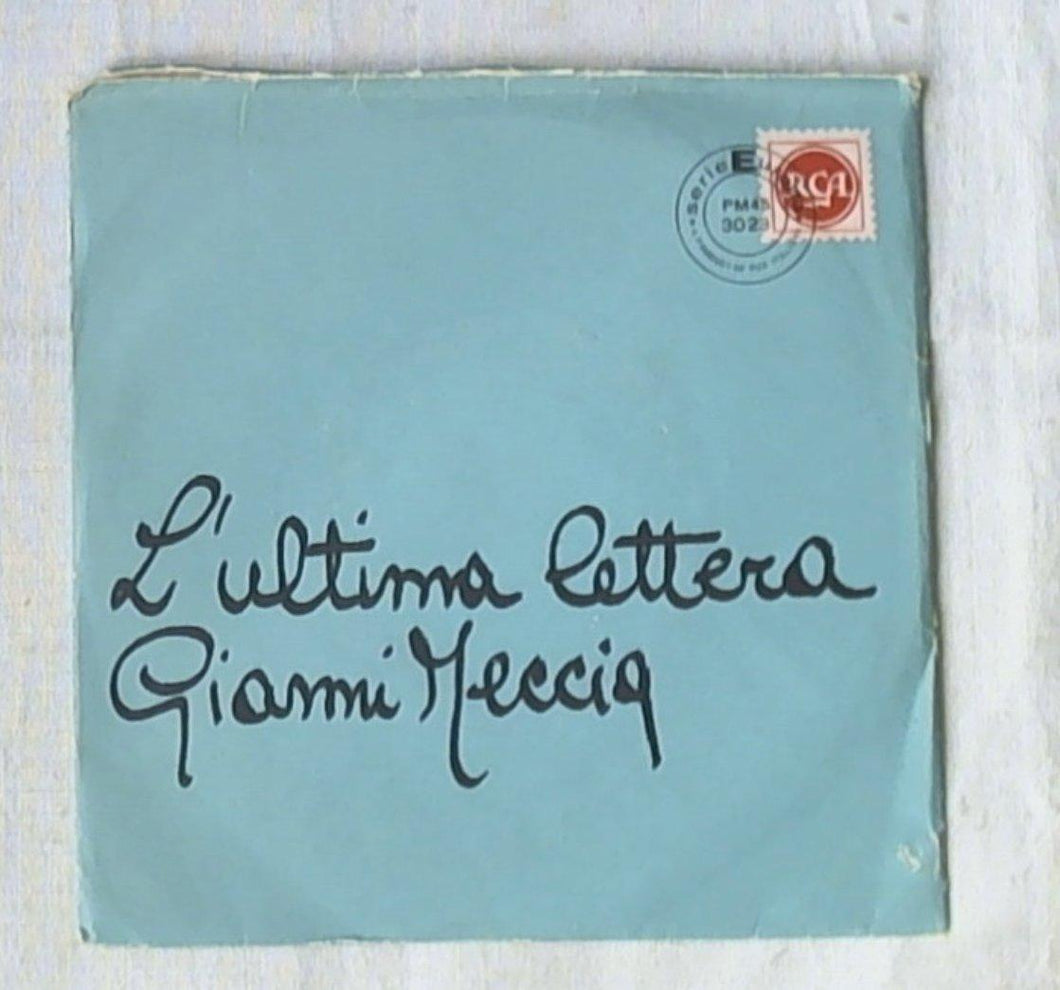 45 giri - 7'' - Gianni Meccia - L'Ultima Lettera