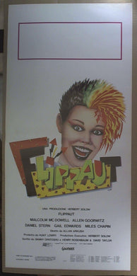 Locandina Flippaut Malcom Mc Dowell 1983