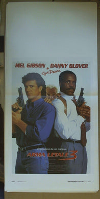 Locandina Arma Letale 3 Mel Gibson Danny Glover
