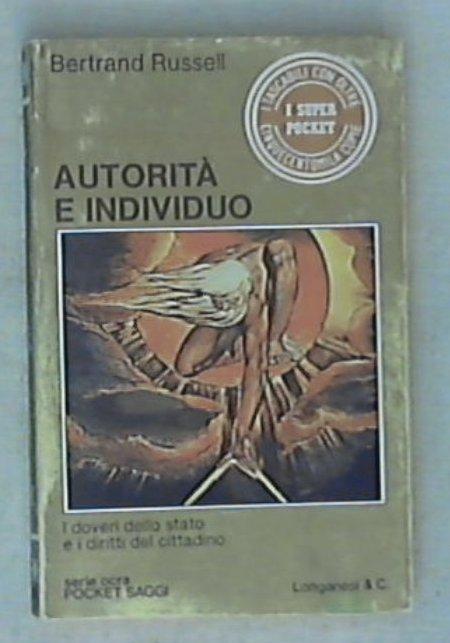 Autorita e individuo / Bertrand Russell