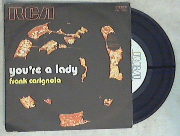 45 giri - 7'' - Frank Carignola - You're A Lady