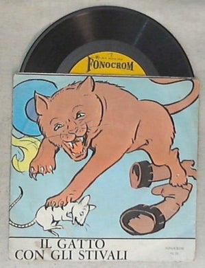 45 giri - 7'' - Mario Leone - Il Gatto Con Gli Stivali