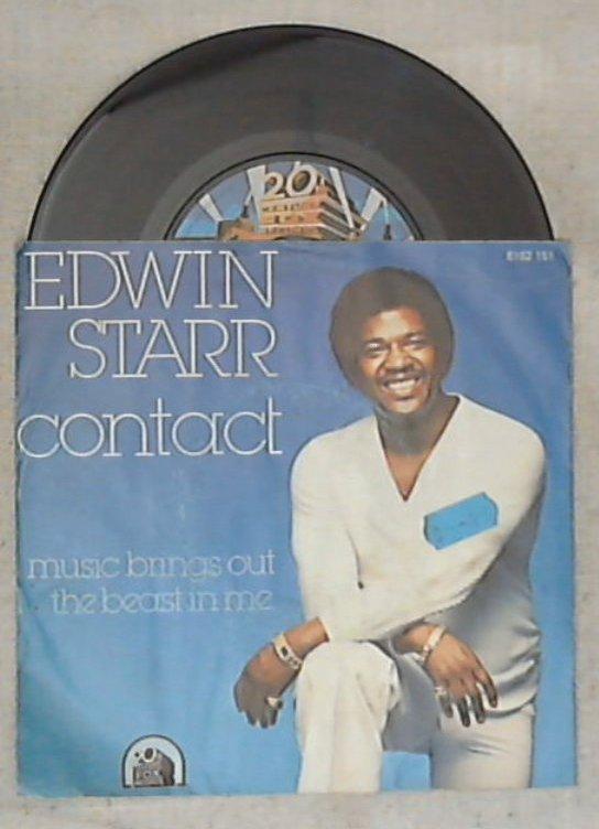45 giri - 7'' - Edwin Starr - Contact / Music Brings Out The Beast In Me