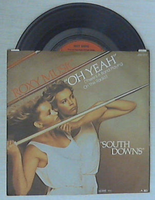 45 giri - 7'' - Roxy Music - Oh Yeah (There's A Band Playing On The Radio)