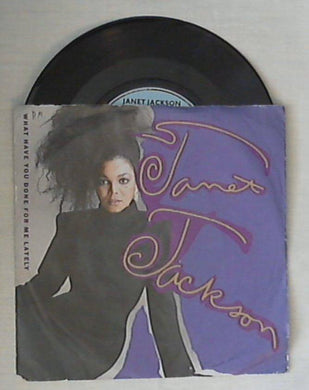 45 giri - 7'' - Janet Jackson - What Have You Done For Me Lately
