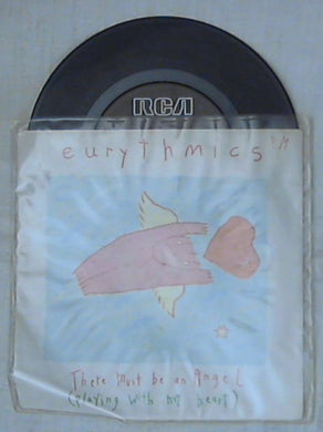 45 giri 7 '' - Eurythmics - There Must Be An Angel (Playing With My Heart)