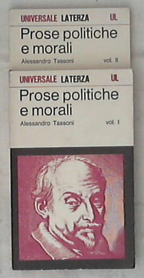 Prose politiche e morali vol 1 e 2 / Alessandro Tassoni