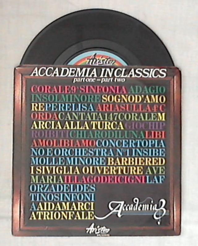 45 giri - 7'' - Accademia - Accademia In Classics - ar 00930 / Italo Disco