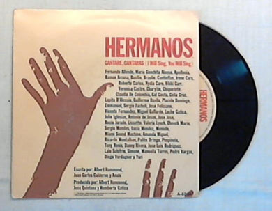 45 giri - 7'' - Hermanos - Cantare, Cantaras (I Will Sing, You Will Sing) - CBSA 6298